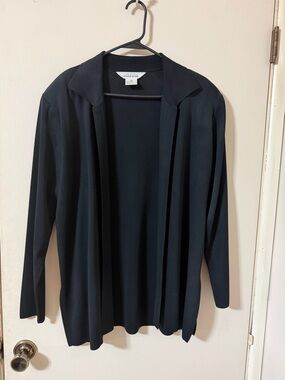 Misook Black Knit Cardigan